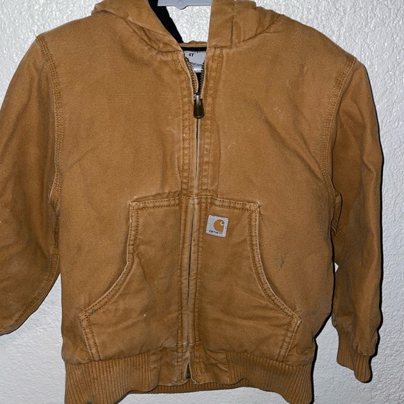 Carhartt Toddler Lined Jacket with hood Size 4T - Picture 3 of 9